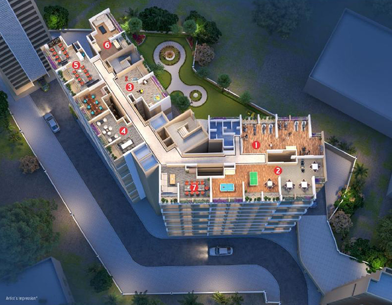 Rudra Velocity Strategic Location Map in Kharghar